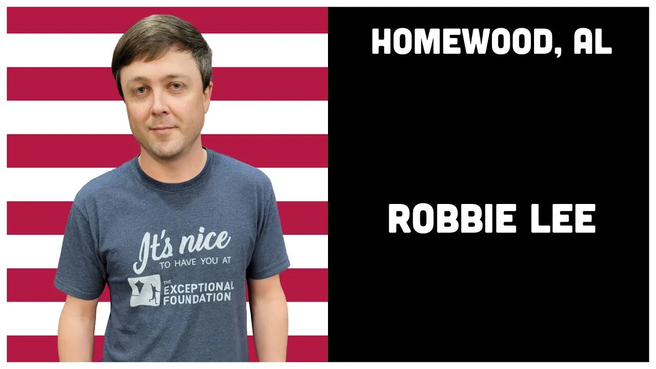 2.3 Homewood, AL - Robbie Lee (The Exceptional Foundation)