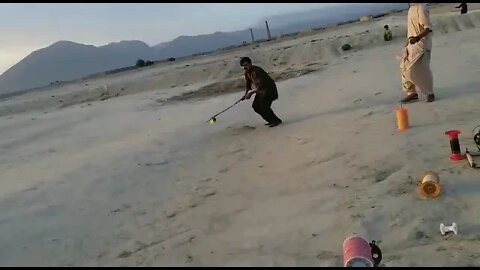 Game between mountains in Quetta