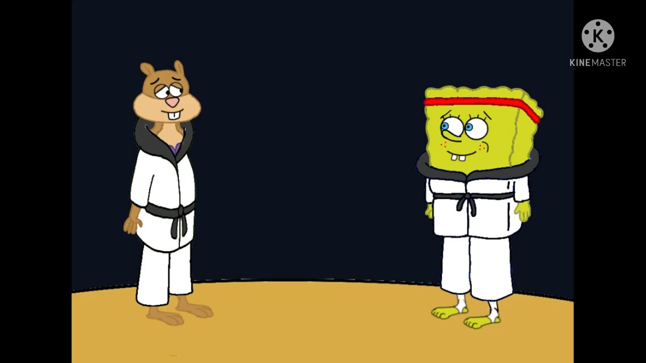 Sandy Cheeks vs SpongeBob SquarePants (The Fry Cook Games Edit)