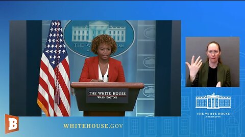 WH Press Secretary Karine Jean-Pierre speaking with reporters...