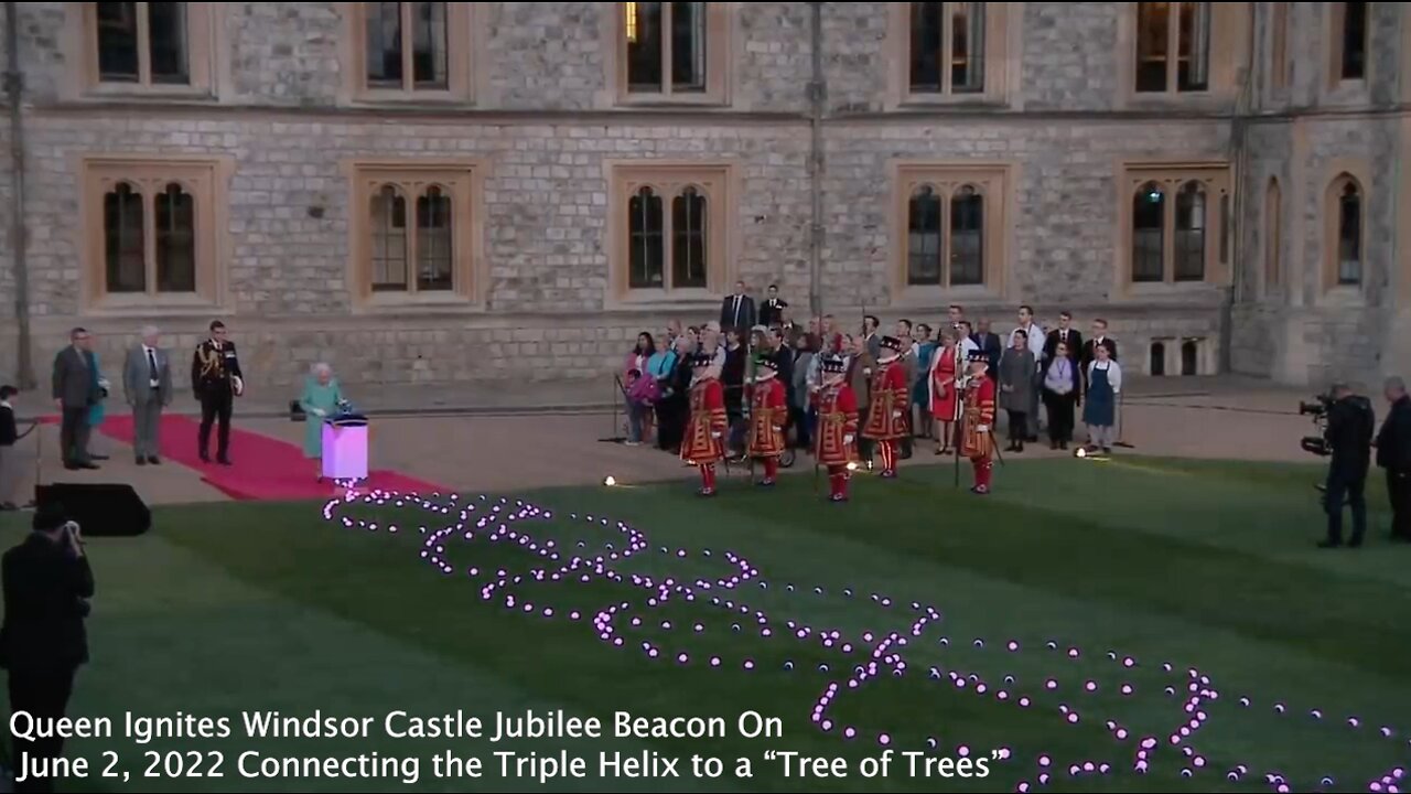 Queen Elizabeth | Why Did Queen Elizabeth "Ignite Windsor Castle Jubilee" While Connecting the Triple Helix to a Tree of Trees?