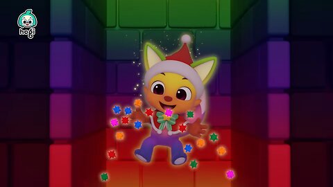 Learn Colors with Santa Pinkfong's Train - #HogiEN #Hogi #LearnColors