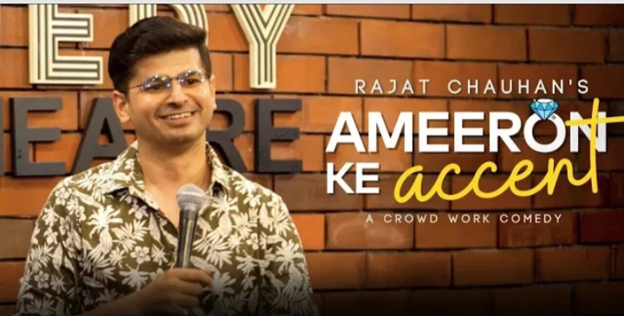 Ameeron ka Accent Crowdwork Stand up comedy by Rajat Chauhan (48th Video)