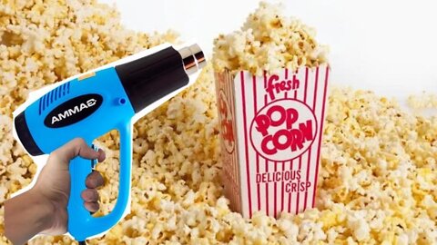 COMO FAZER PIPOCA COM UM SOPRADOR TÉRMICO