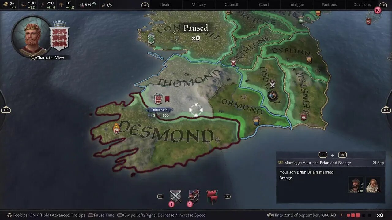 Crusader King 3 | New Game | chat decides PT 1. | 05/06/2022 |
