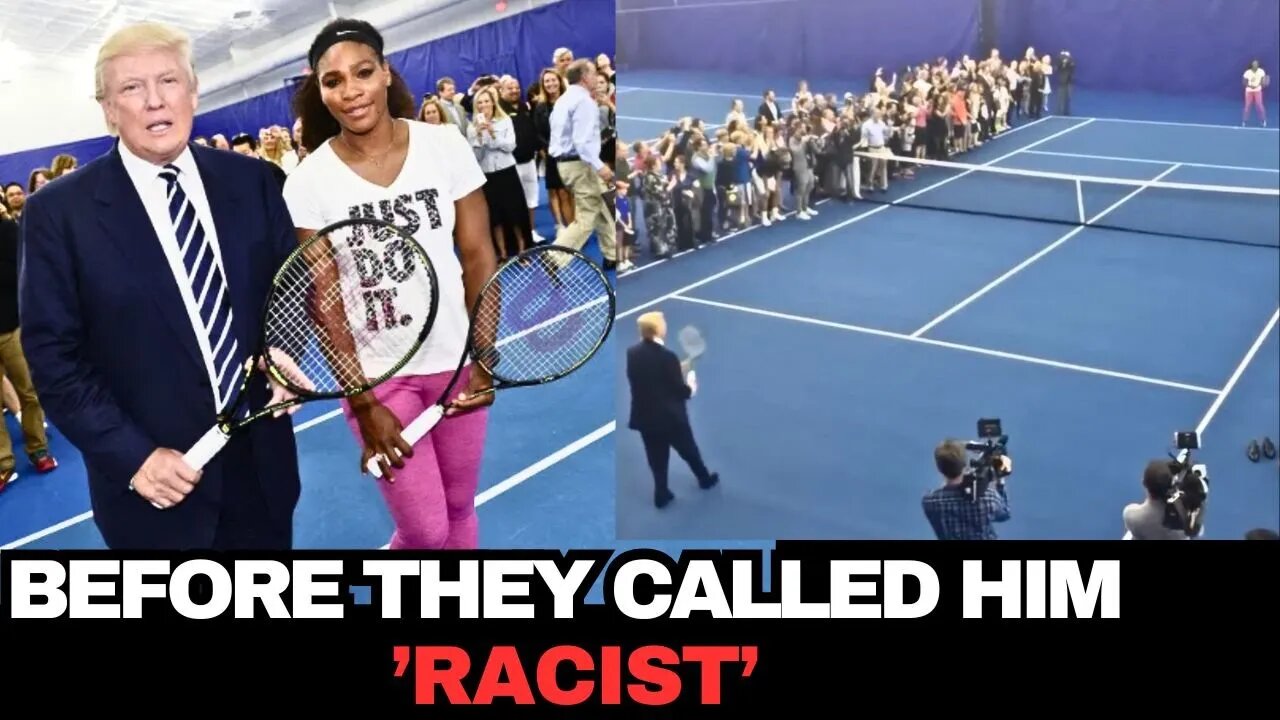 Video Reemerged Of Trump Playing Tennis With Serena Williams