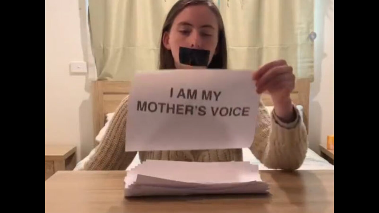 “I am my Mother’s voice”