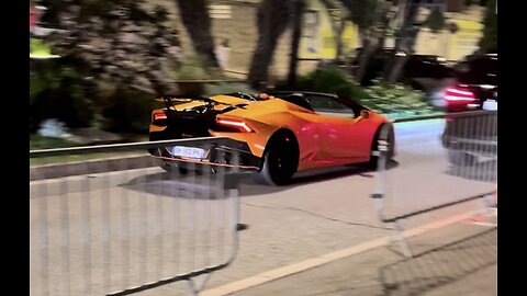 Orange Huracan in Monaco