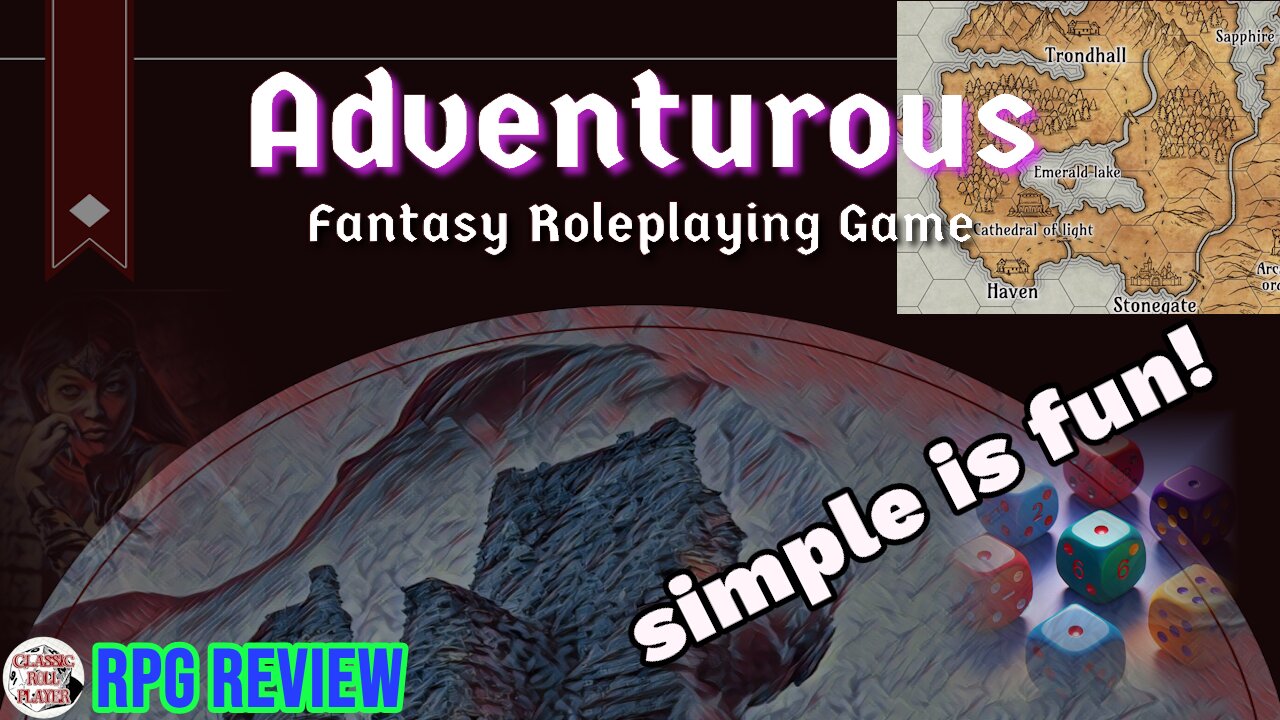 ADVENTUROUS TTRPG Review - Simplicity Meets Strategy