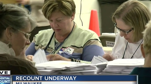 Presidential recount begins in Wisconsin