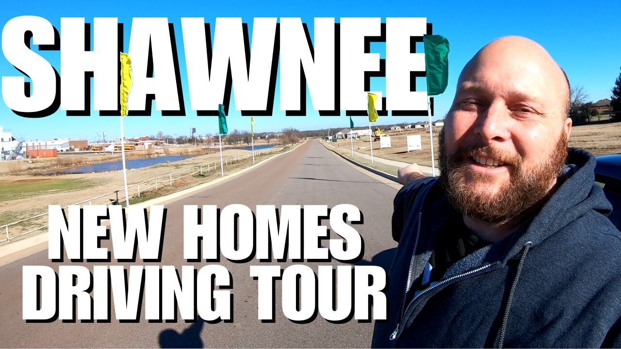 Where to Live in The Oklahoma City Metro 🏡 Shawnee, OK NEW HOMES Driving Tour - Living in Shawnee