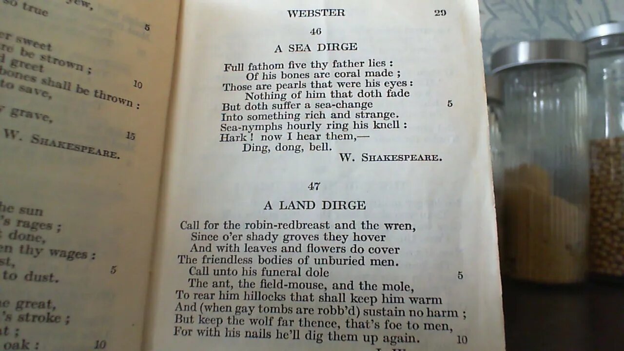 A Sea Dirge -W. Shakespeare