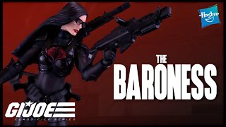 Hasbro G.I.JOE Classified Series The Baroness Figure Review @The Review Spot