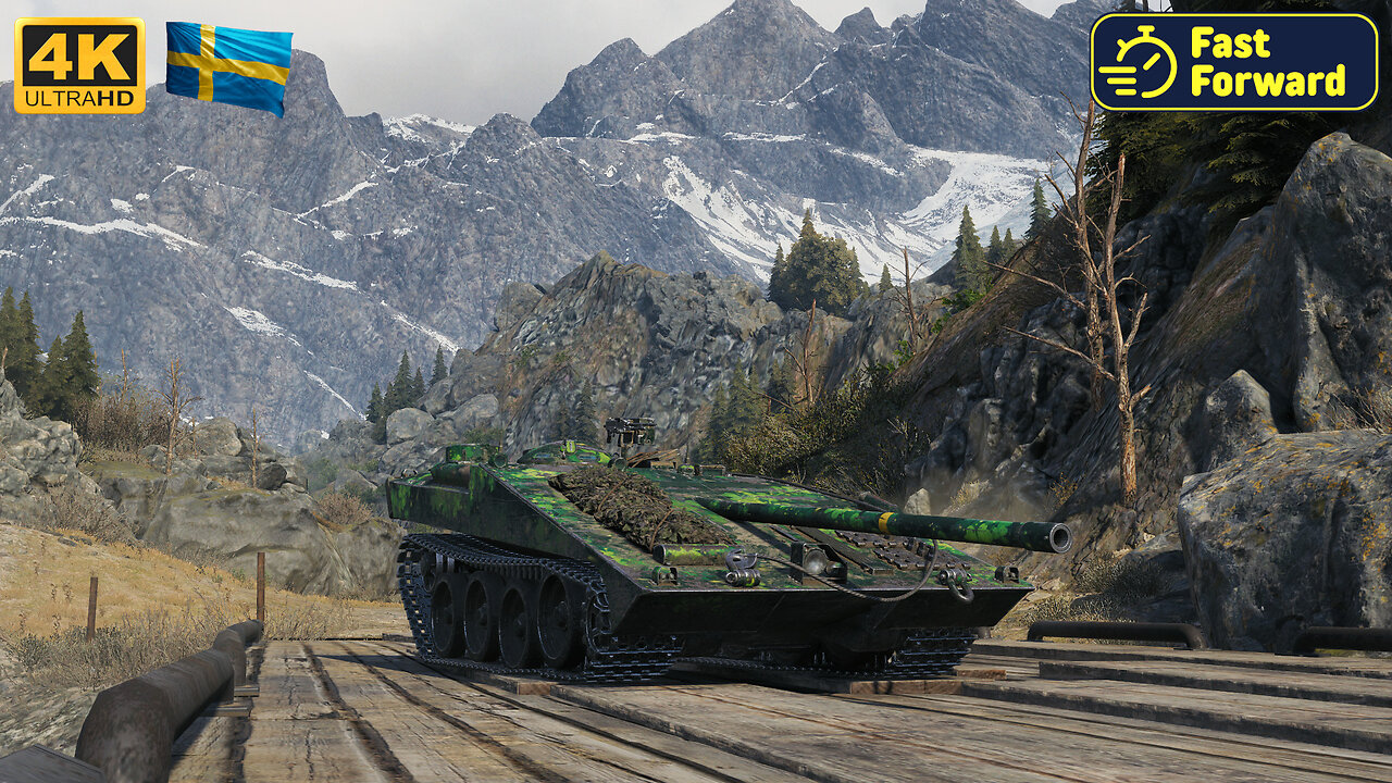 Strv S1 - Mountain Pass - World of Tanks - WoT - FastForward