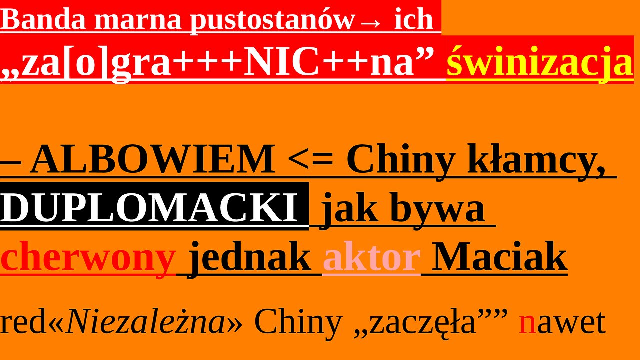 Rasa Maryjska = polski „epifenomen” zniemczony, karły BIAŁO-CHERWONE ARURT GAM młodzi!!!