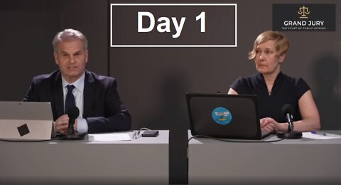 Grand Jury - Day 1 - Criminal Investigation COVID-19 Crimes Against Humanity - Reiner Fuellmich (English)