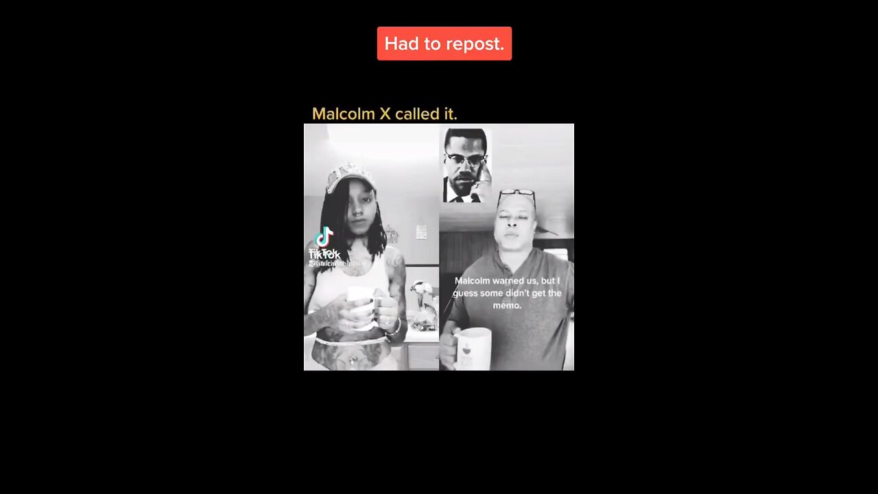 Malcolm X told it like it is!