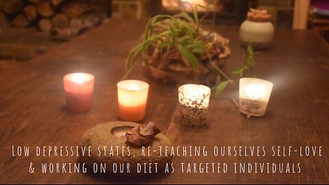Low depressive states, re-teaching ourselves self-love & working on our diet as targeted individuals