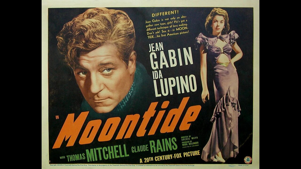 Moontide (1942) | Film noir drama directed by Archie Mayo