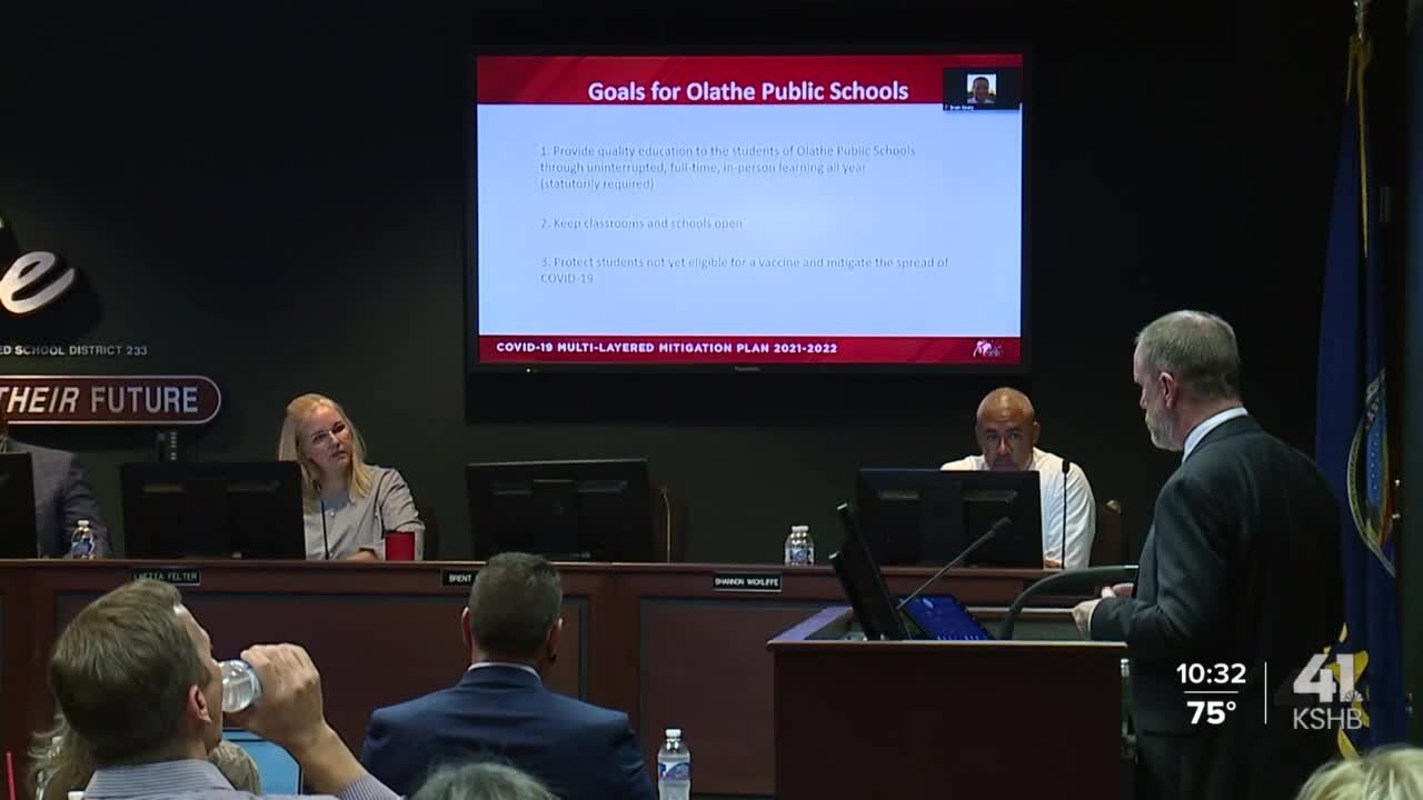 Olathe Public Schools mandate masks for K-12th grade