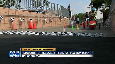 Elementary students put STEAM skills to the test with soapbox derby race