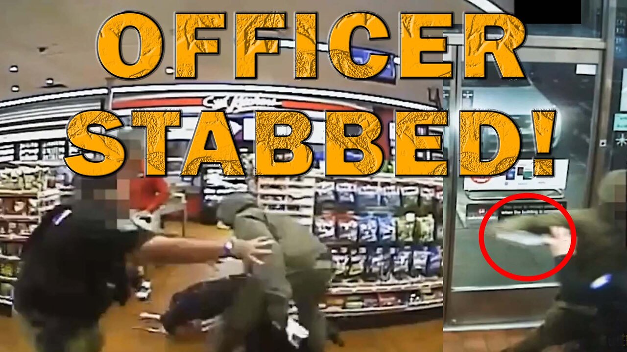 Officer Stabbed In The Neck By Unsuspecting Knifeman On Video - LEO Round Table S09E77