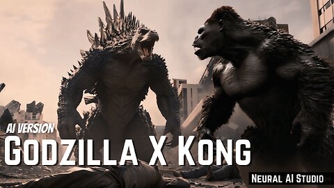 Godzilla X Kong - AI Version [AI Short Film]