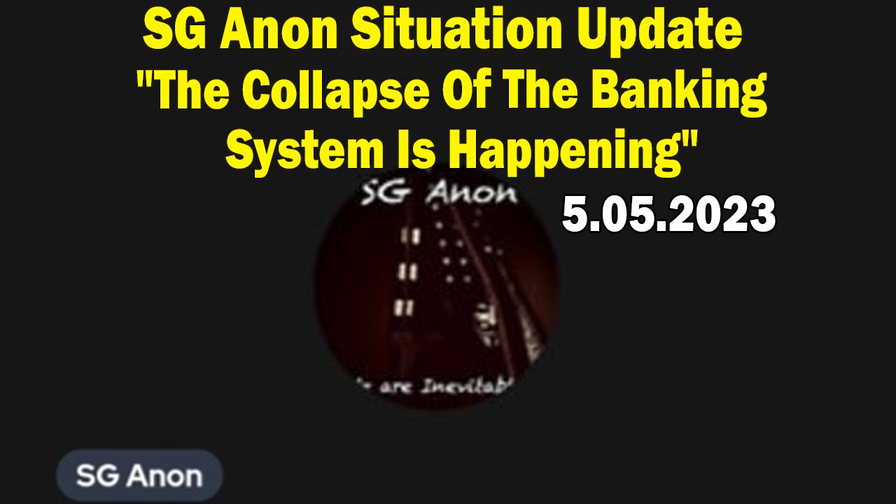 SG Anon Situation Update: "The Collapse Of The Banking System Is Happening"