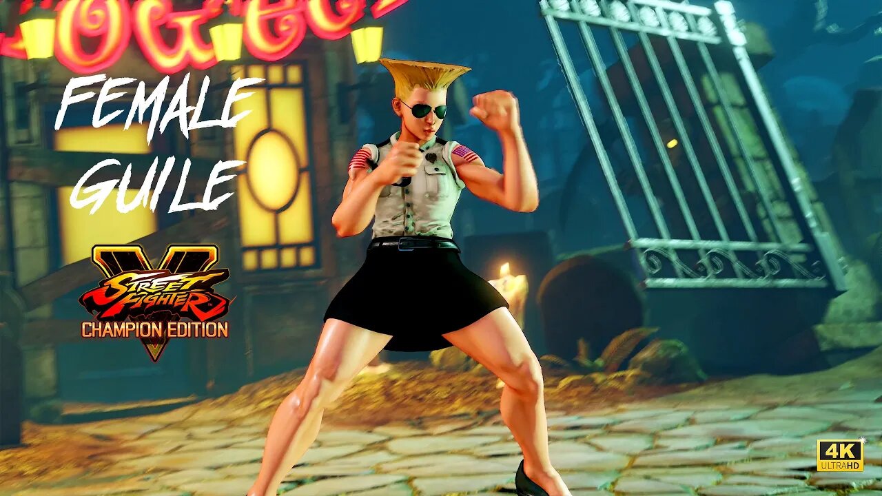 Street Fighter V Female Guile