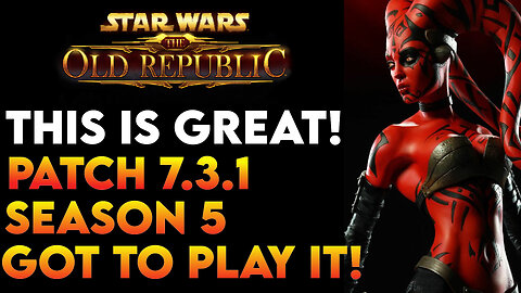 SWTOR NEWS | Patch 7.3.1 Is Now Live! New Season and NO COMPS!!!!