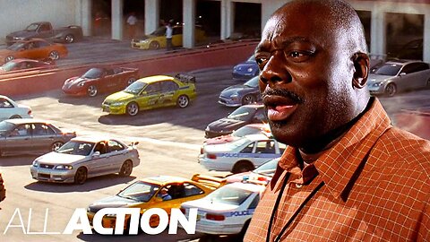 Best scene of racing Confusing the Cops 2 Fast 2 Furious All Action