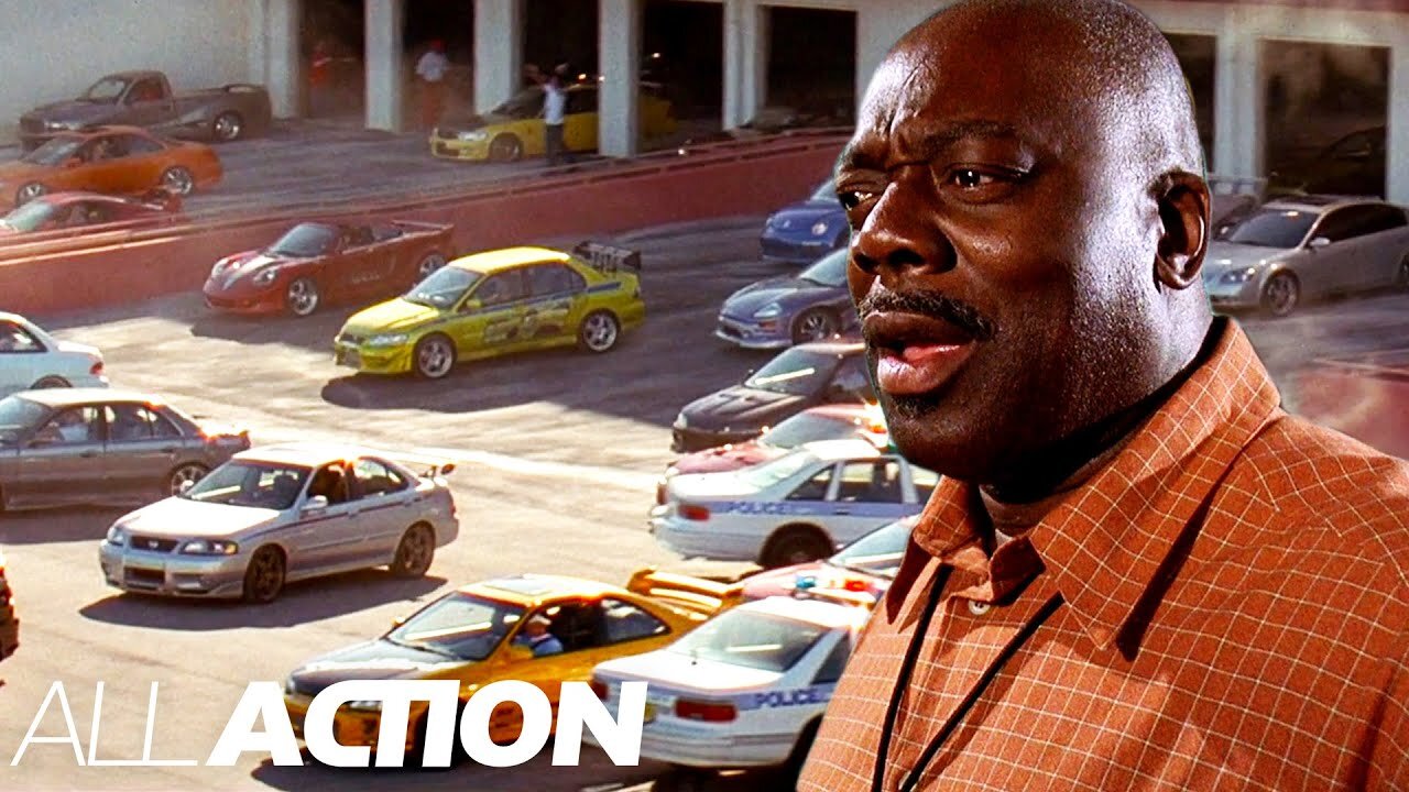 Best scene of racing Confusing the Cops 2 Fast 2 Furious All Action