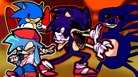 10 CURIOSIDADES QUE VOCÊ NÃO SABIA SOBRE FNF SONIC.EXE 3.0 LEAKS PARTE 2! (AVISO)