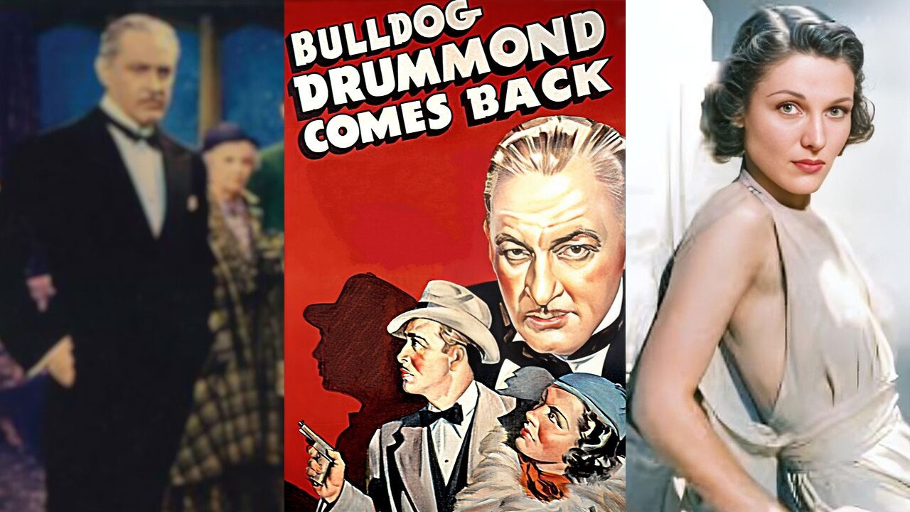 BULLDOG DRUMMOND COMES BACK (1937) John Barrymore & Louise Campbell | Adventure, Crime, Drama | B&W