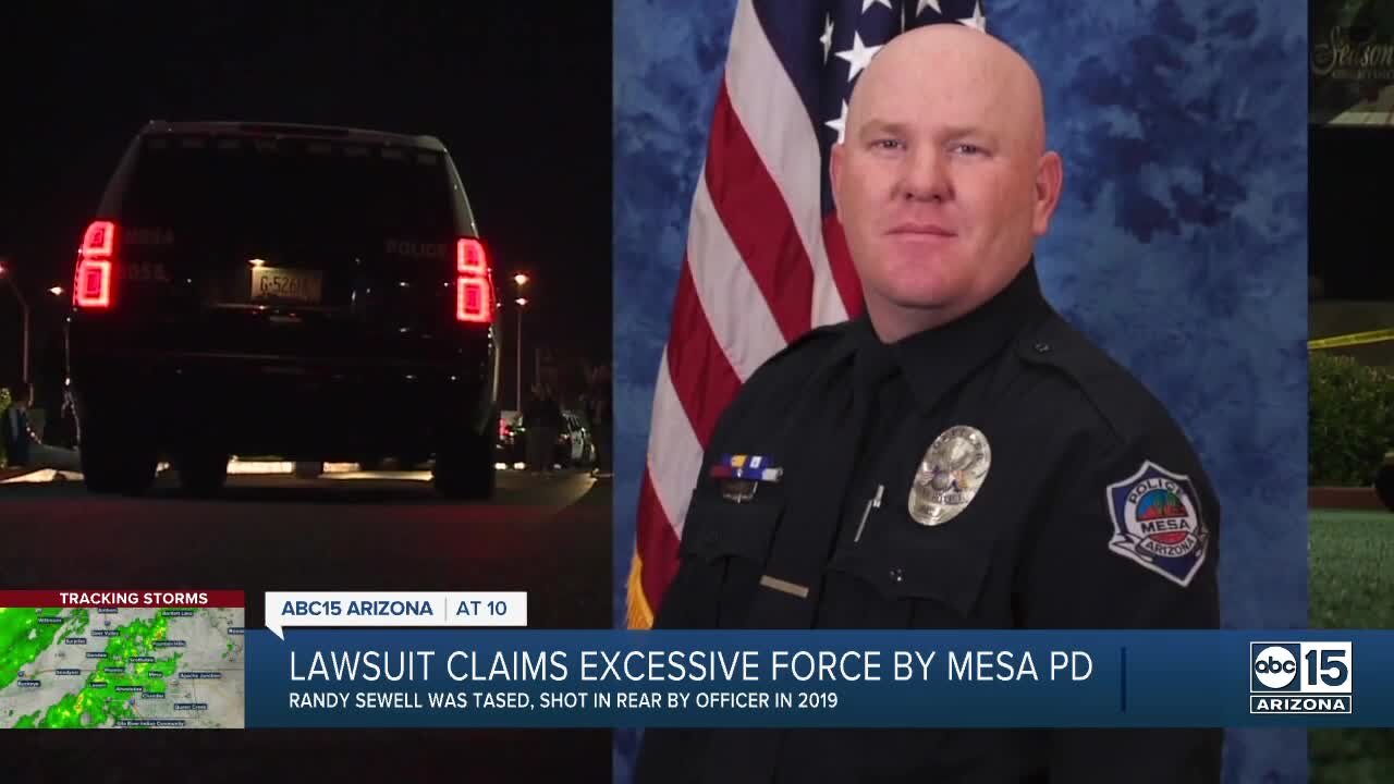 Lawsuit: Mesa officers unlawfully arrested, shot unarmed man in the butt