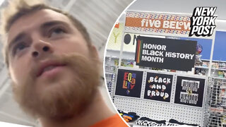 White man slams Black History Month display, 'LGBT stuff' in viral rant