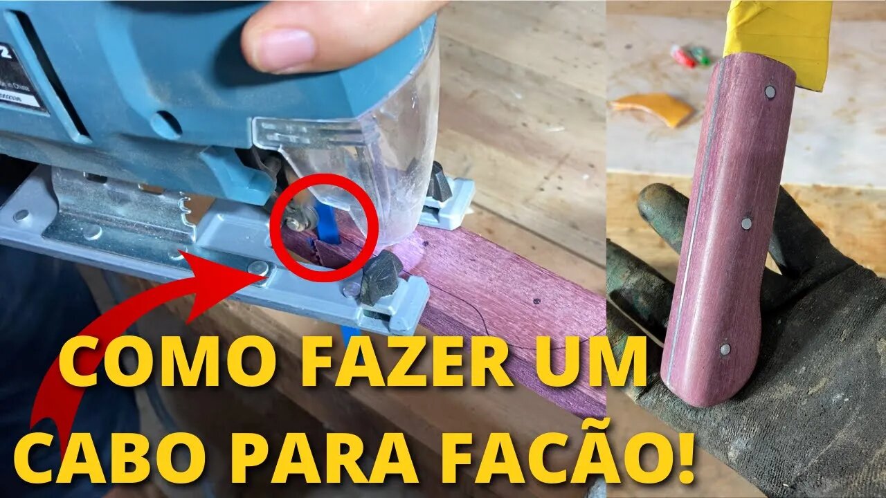 🔺Como Fazer um Cabo de Facão de Maneira Correta! Simples e Fácil!