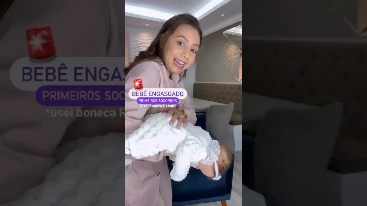 Bebê engasgado primeiros socorros