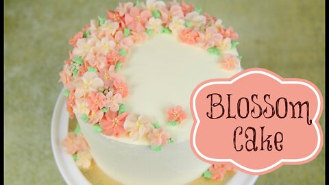 Copycat Recipes Buttercream Blossom Cake Decoration - CAKE STYLECooking Recipes Food Recipes Health.