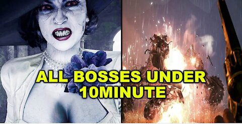 Resident Evil Village - All Bosses Under 10 Minutes