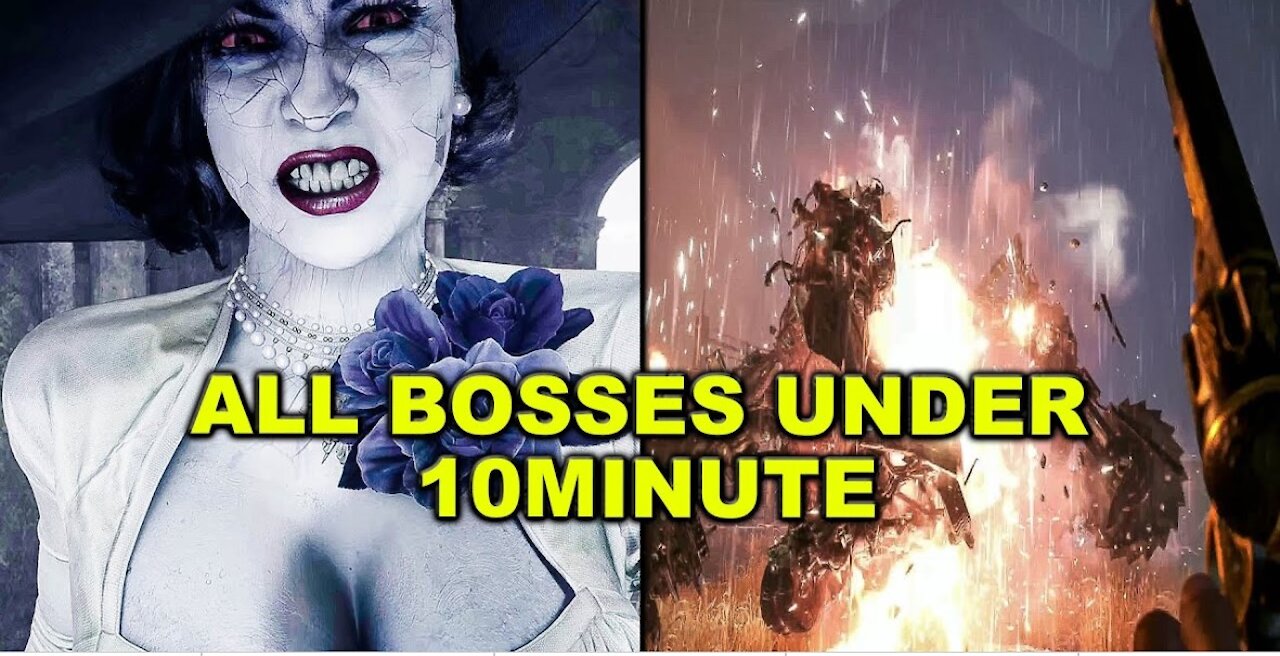 Resident Evil Village - All Bosses Under 10 Minutes