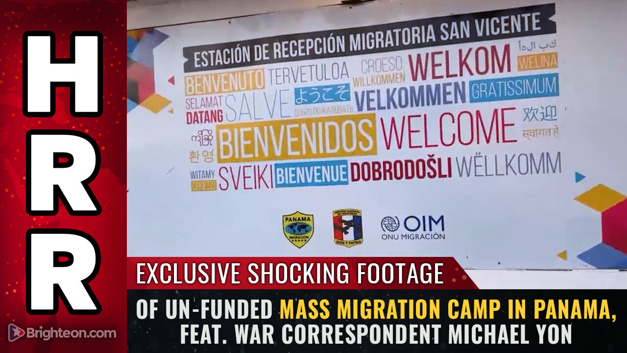 💥🔥 EXCLUSIVE! Bombshell Video of UN-Sponsored Human Migration Camp at Darien Gap, Panama Where Global Migrants Assemble For Transport To the USA