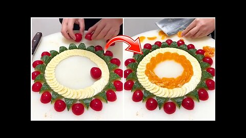 Very Easy Fruit and Vegetable Decoration Ideas | Vegetable Carving Art | Creative Fruit Plate #chef