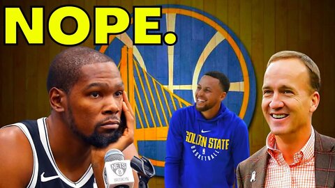 Warriors SHUT DOWN Kevin Durant Trade RUMORS! KD gets ROASTED by Peyton Manning & Steph Curry!