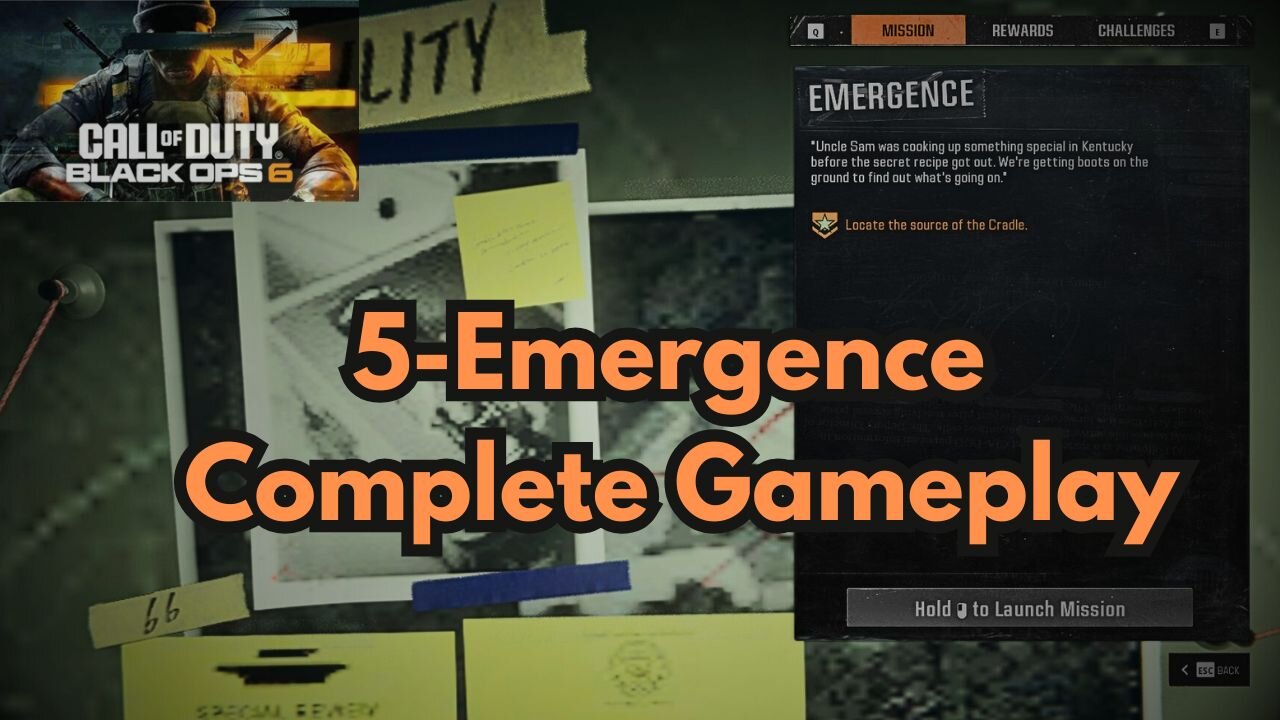 5 Emergence Complete Call Of Duty Black Ops 6 Gameplay