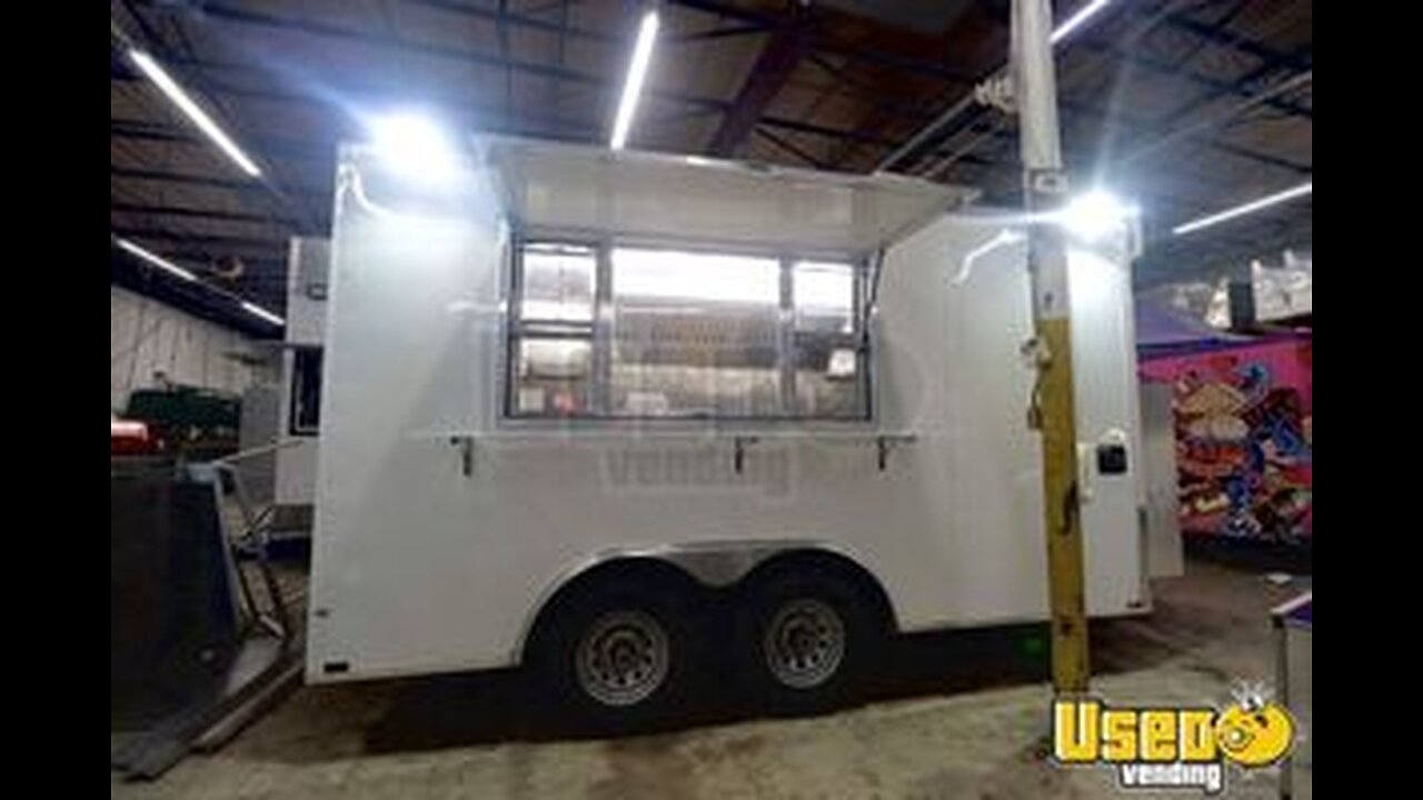 NEW Permitted 2023 Quality Cargo 8.5' x 14' Kitchen Food Concession Trailer for Sale in California