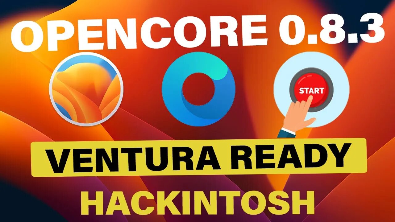 🧰 OPENCORE 0.8.3 ✅ PRONTO PARA O VENTURA - ATUALIZE DE FORMA RÁPIDA E SEGURA - DICAS EXTRAS 👊