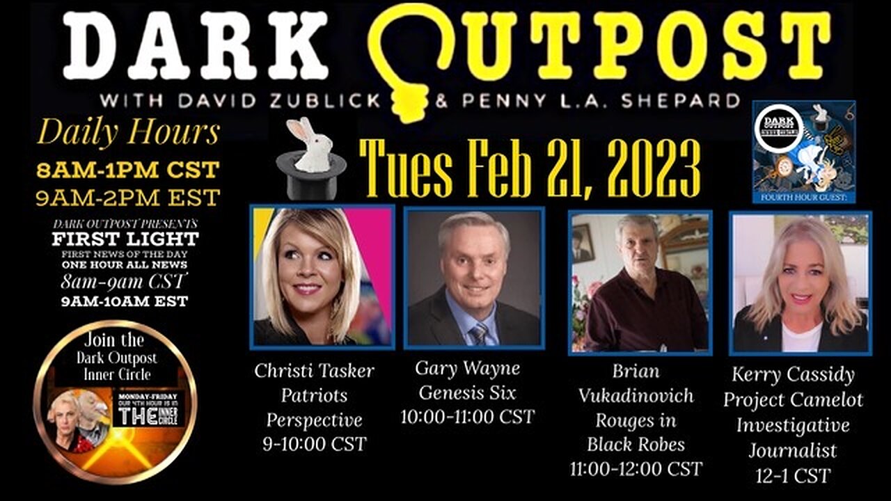 Dark Outpost 02.21.2023 Biden's Ukraine Visit Faked!