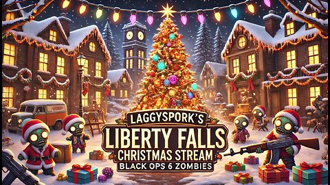 Happy Holidays! Liberty Falls Zombies EE XP Grind Black Ops 6 Call of Duty