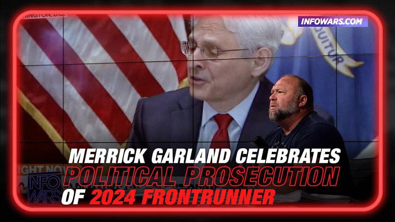 VIDEO: Merrick Garland Celebrates Political Prosecution of 2024